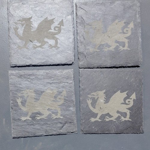 Set square slate - square, welsh