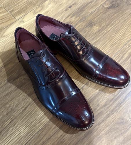 Goor men burgundy leather - men’s,