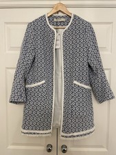 Zara Blue and White Textured