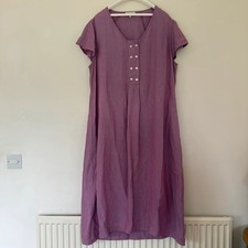 Sahara Midi Tunic Dress Linen