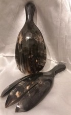 Pair large rustic horn - large,
