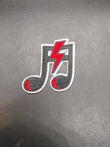 Beam note embroidered iron - note,