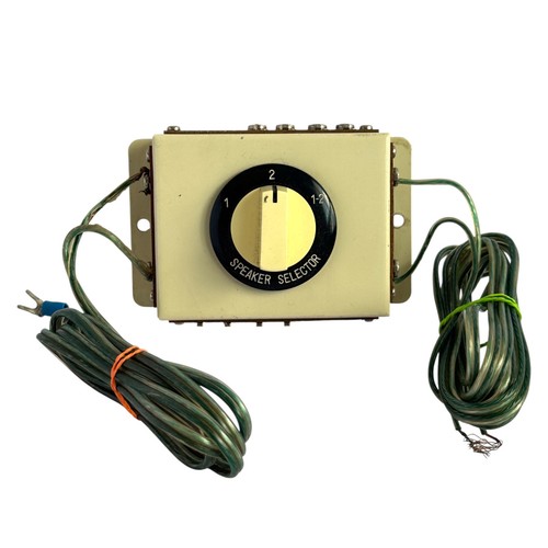 Vintage speaker selector - vintage,
