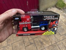 Transformers Optimus Prime Diecast 1:32 Jada Toys never opened Hollywood Rides