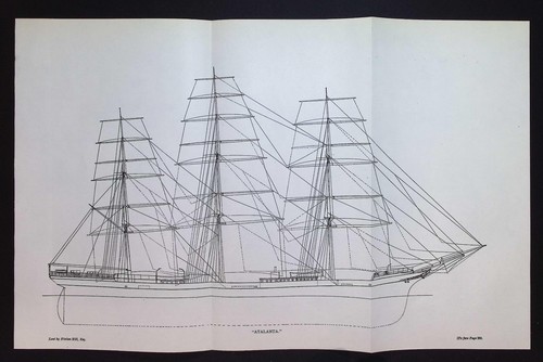 Atalanta sailing ship plans - sailing,