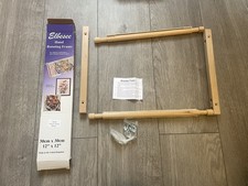 Elbesee Hand Rotating Frame For Tapestry, Embroidery and Counted Thread 12"x12"