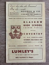28 MAR 1959 GLASGOW HIGH v COVENTRY