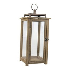  18 Inch Rustic Wooden Candle