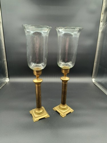 Vintage pair brass - pair,