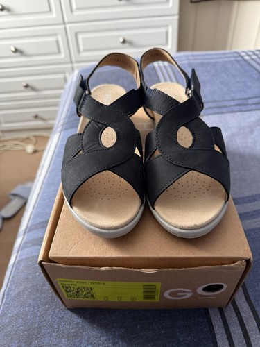 Navy wide fit - wide, hotter