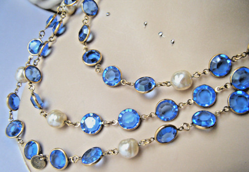 Vtg chanel 1981 sapphire - vtg, blue