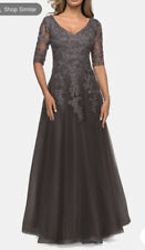 New LA FEMME Long A-Line Dress