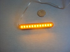 Sequential Flowing 12 LED 8cm Rigid Indicator Bar Motorcycle Trike 4x4 Project 