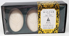 New Asquith & Somerset Winter Pine Triple Milled Luxury Soap Bars 3 x 100 3.4 oz