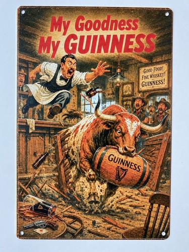 Guinness beer metal sign my - guinness,
