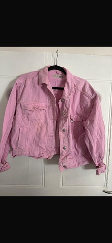 Pink moto denim - denim, 10