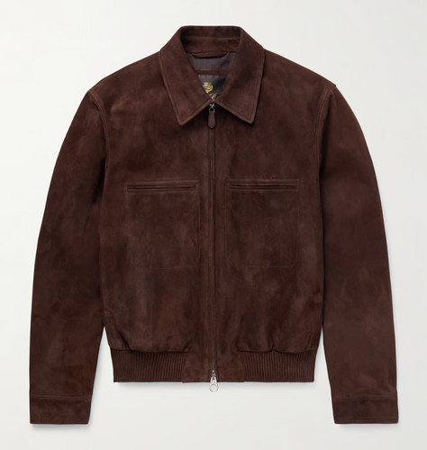 Leather jacket men brown pure - men,