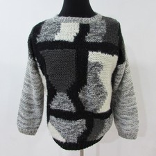 PANDA Crew Neck Wool Jumper Multi Chest 44/46  Size L SKU Y12151