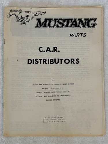 Distributors ford - c.a.r.,