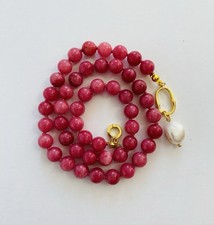 Rhodochrosite 8mm Hand Knotted