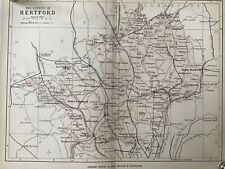 HERTFORD 1880 Antique County