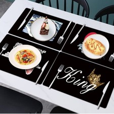 1 pcs 30x45cm Leather Place Mats &  Dining Table Placemats Non-Slip Bowl Mat  