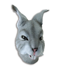 Adults Grey Rabbit Head Mask