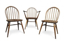 SET OF THREE ERCOL BLONDE