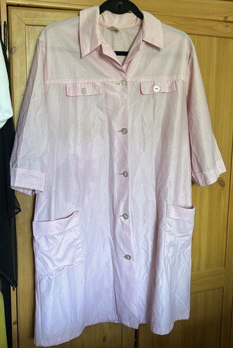 Vintage pink gingham nylon - pink,