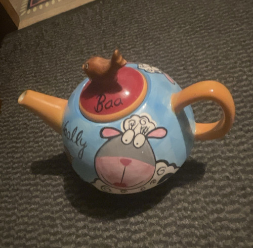 Vintage ceramic sheep - vintage, pot