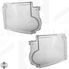 2x Headlight lens for