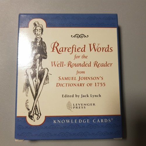 Rarefied words knowledge cards - rarefied,