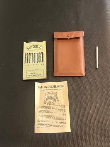 Vintage hand held kalkometer - vintage,