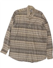 LE FROG Mens Shirt Medium Grey