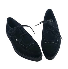 TUK Black Suede Creepers Mens