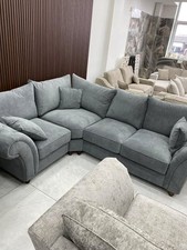 Windsor corner sofa grey left