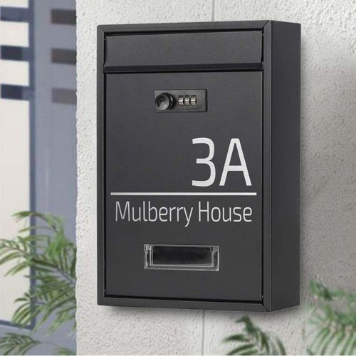 Personalised large post box - large,