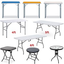 4/5/6ft Folding Table Heavy