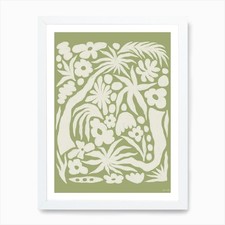 Tall Trees And Flowers 2 Art