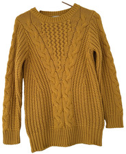 DAMART.  MUSTARD YELLOW CHUNKY