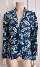 Miss Captain Jacket Lightweight Feather Print Size 38 / UK 10