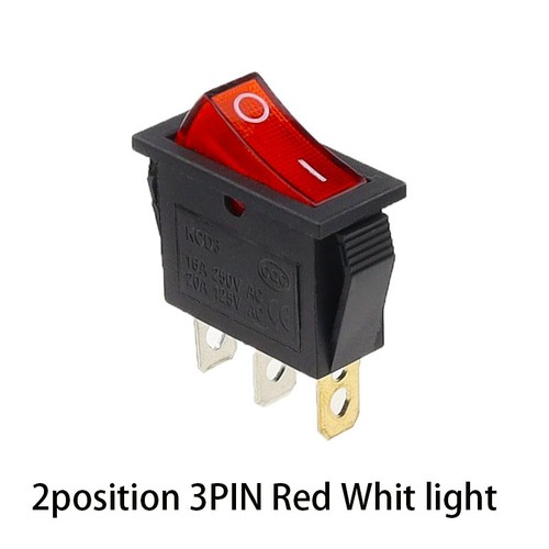 Off rocker switch - on, with