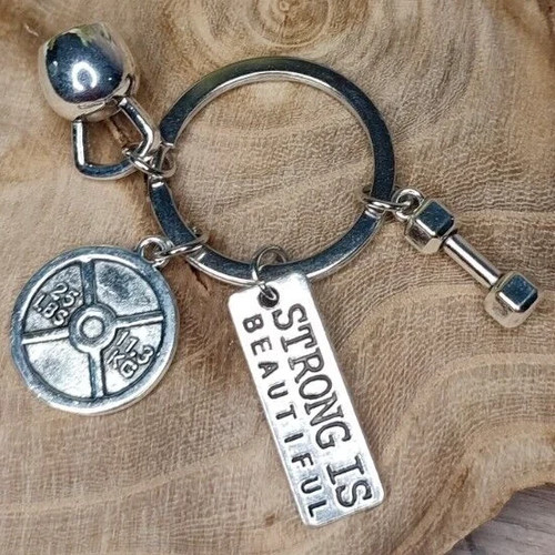Fitness keyring bodybuilder - keyring,