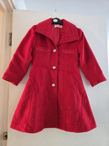 Girls dresses red velvet set - red,