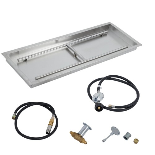Drop fire pit burner - in,