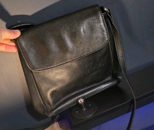 Jobis Black Leather Crossbody