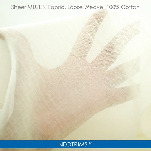 Muslin cotton fabric cheese - muslin,
