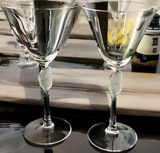 Set  Of Two HOYA CRYSTAL WINE