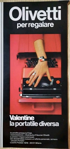 Advertising 1969 typewriter - advertising,