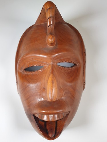 Wooden tribal mask - wooden,